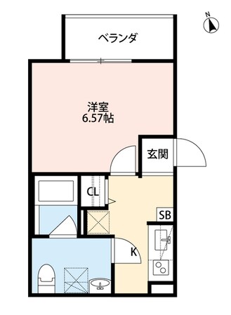 徳庵駅 徒歩5分 1階の物件間取画像